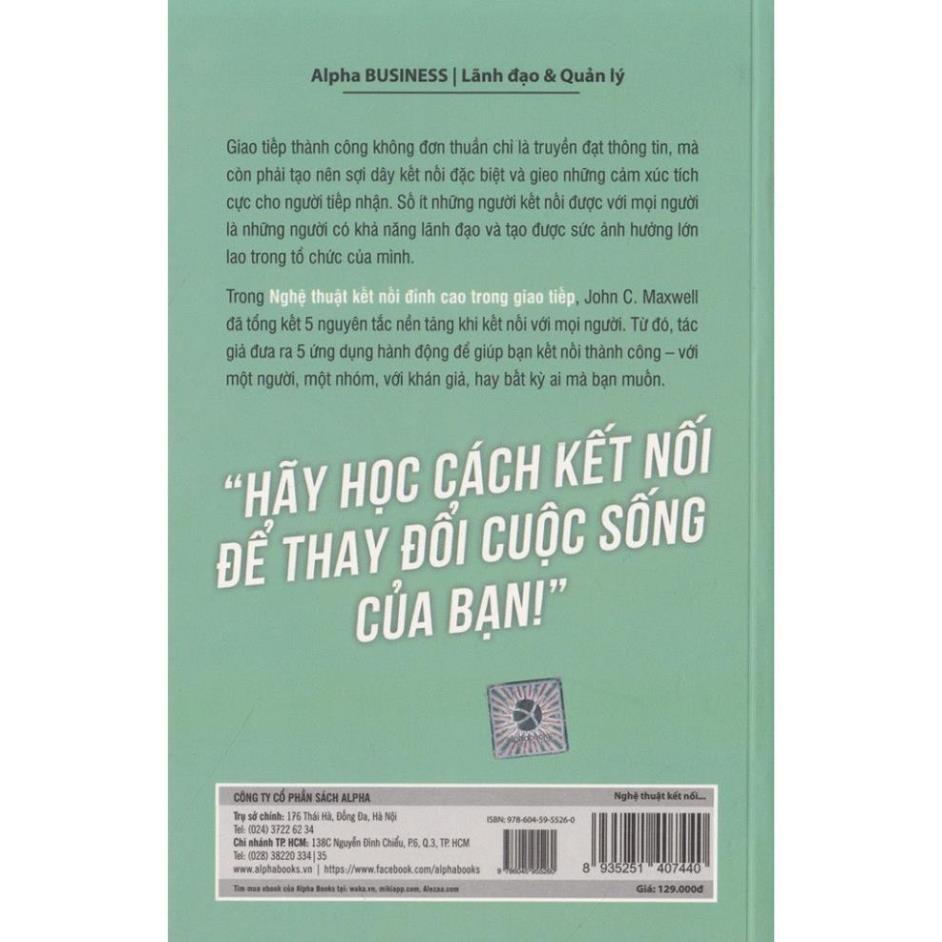 Sách - Nghệ Thuật Kết Nối Đỉnh Cao Trong Giao Tiếp [AlphaBooks]