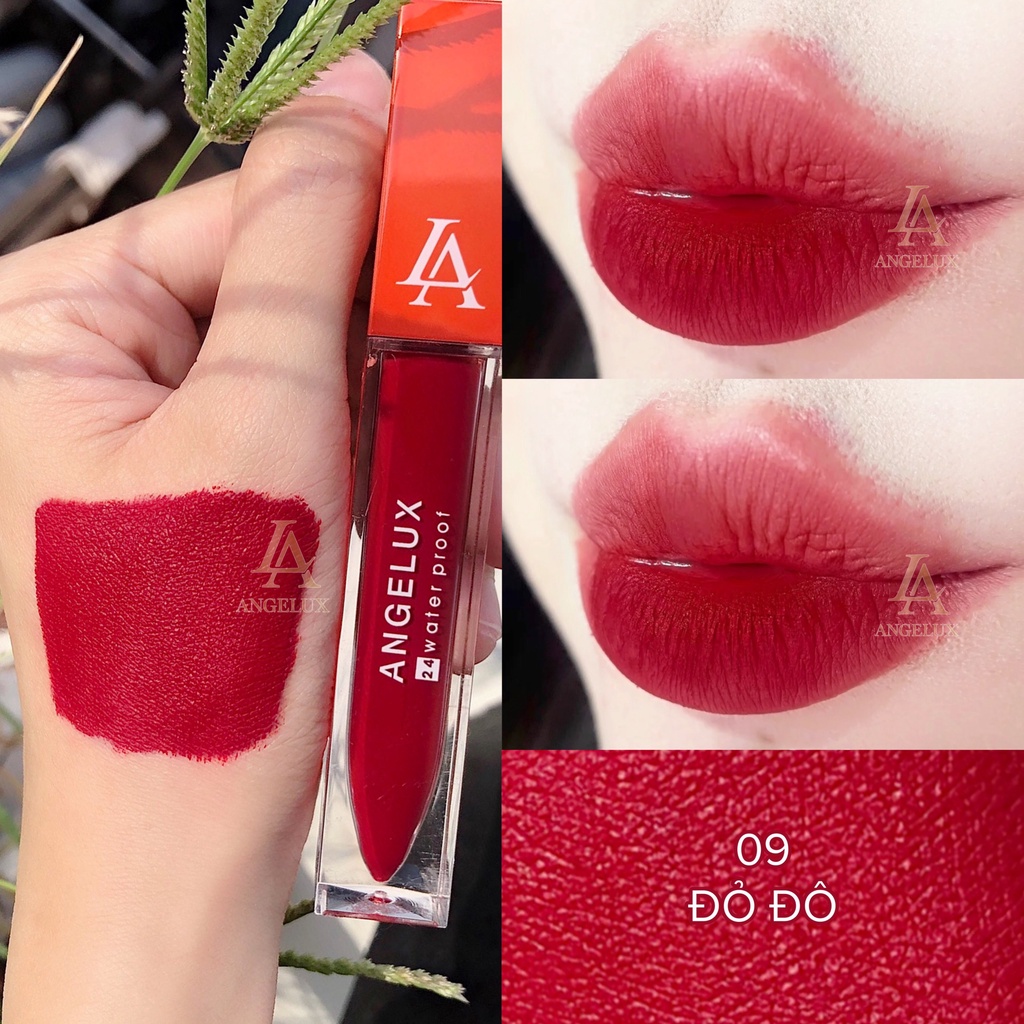 Son Angelux Cao Cấp Full Màu - Son Kem Lì Siêu Lì Không Chì Mềm Môi Công Nghệ Mới Nhất