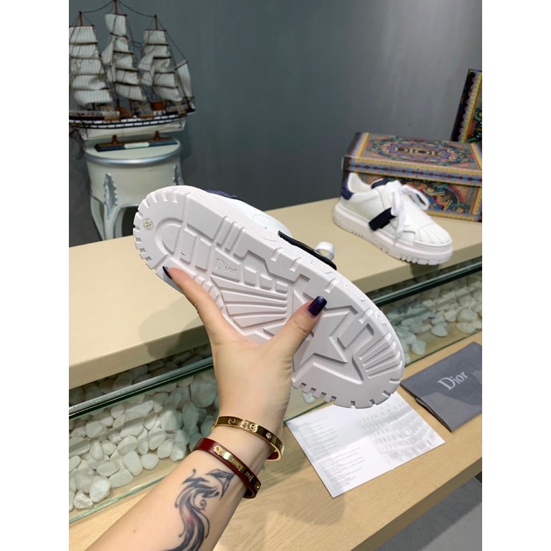 Giày thể thao nam nữ Dior CD da thật cao cấp thiết kế mới phong cách