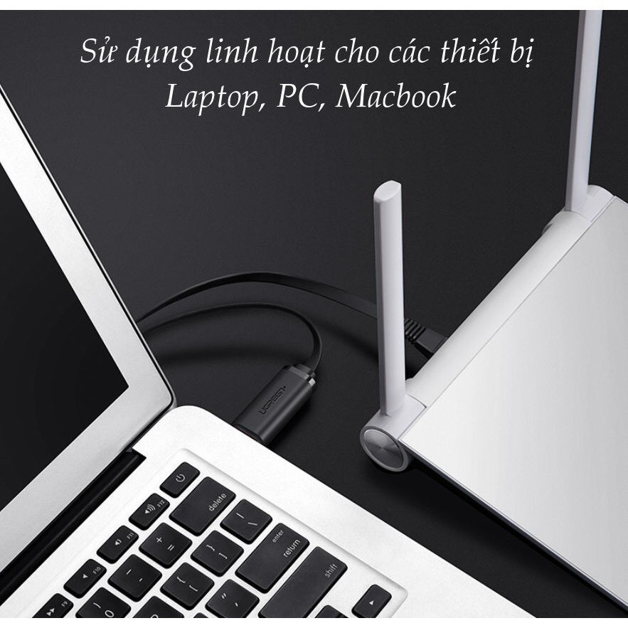 Cáp Lập Trình Console USB C To RJ45 FTDI Ugreen dài 1,5m - Hàng Chính Hãng - BH 18 Tháng Đổi Mới