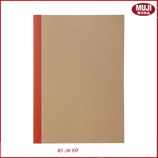 Sổ tay trơn b5 - be 30 tờ nhật bản