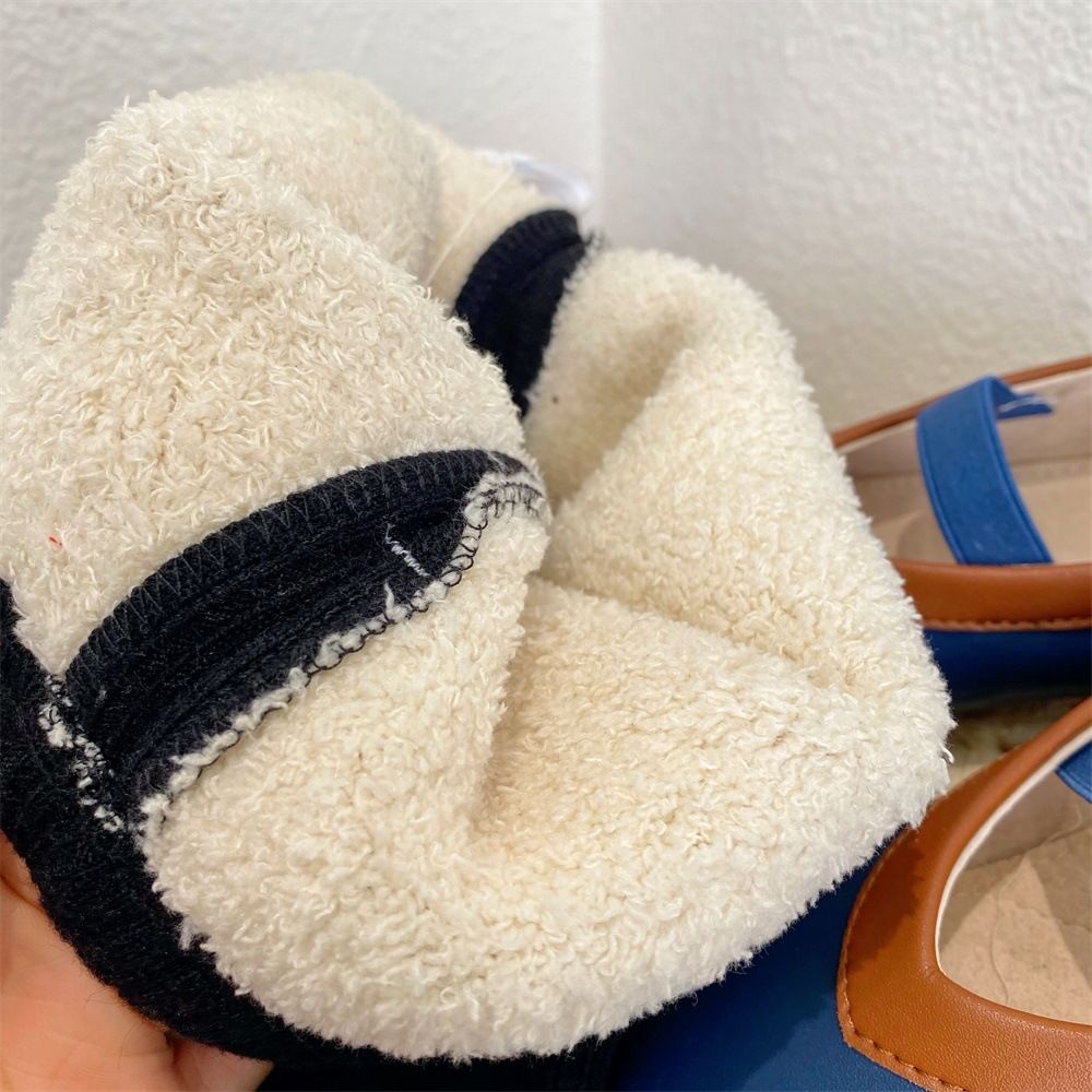 Quần legging vải lông cừu một lớp thời trang thu đông phong cách Hàn Quốc mới 2021 cho bé gái