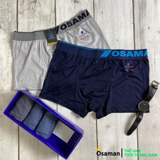Hộp 5 quần sịp đùi boxer vải lụa mát cho nam - OSAMAN