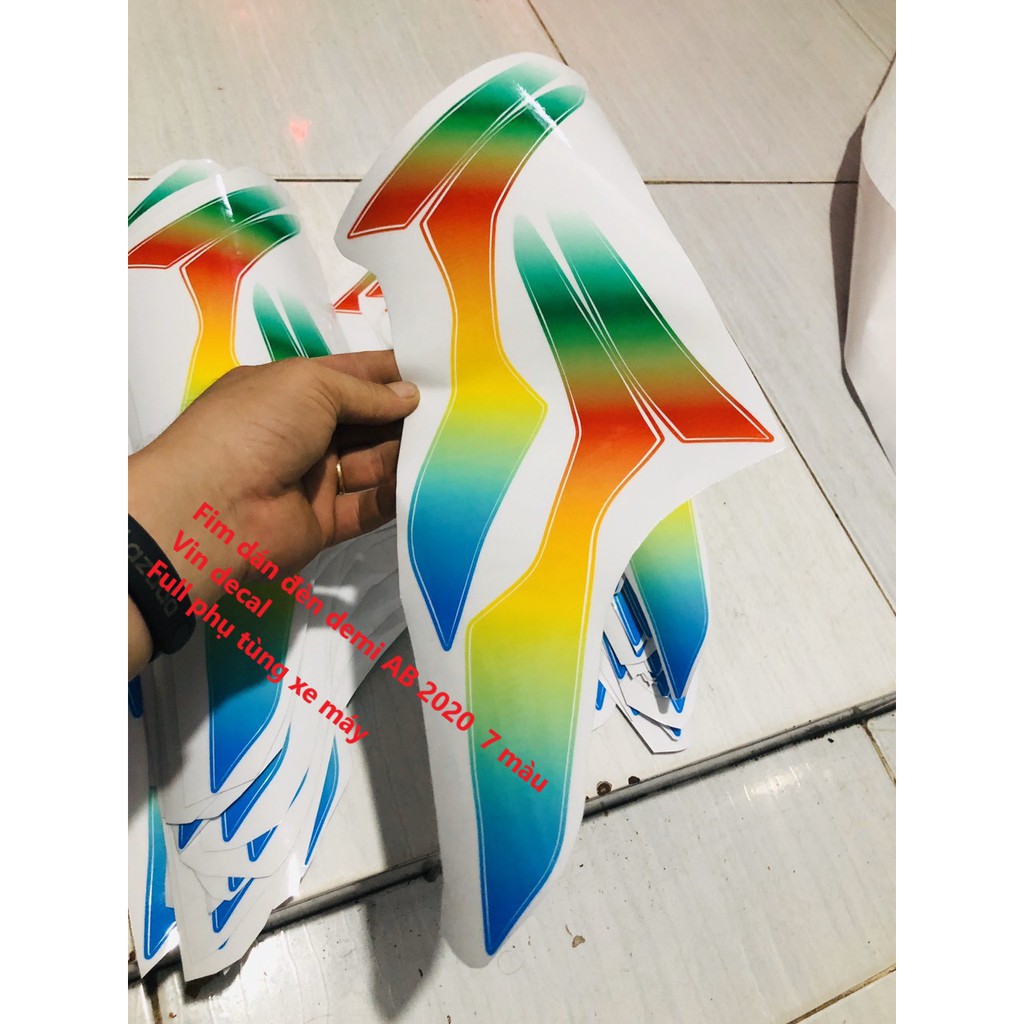 Cặp Tem demi AB 2020 Air Blade 2020 7 màu - dochoixemay