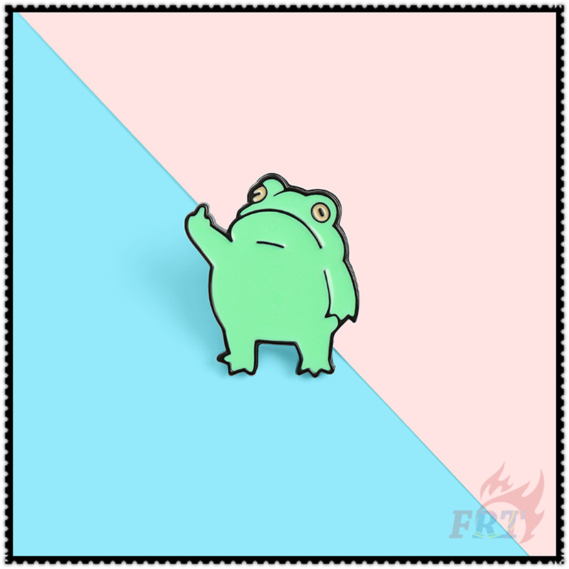 Ghim cài áo hình chú ếch vui nhộn xinh xắn