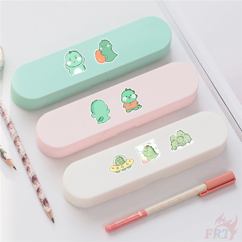 50 Cái / Bộ ☆ Sticker Dán Trang Trí Hình Khủng Long Ngộ Nghĩnh 01 ☆ Sticker Dán Tường Chống Thấm Nước Họa Tiết Graffiti Hợp Thời Trang