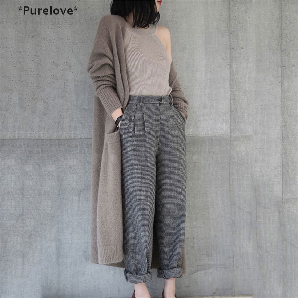 Áo Khoác Cardigan Dáng Dài Qua Gối Form Rộng Thời Trang Thu Đông