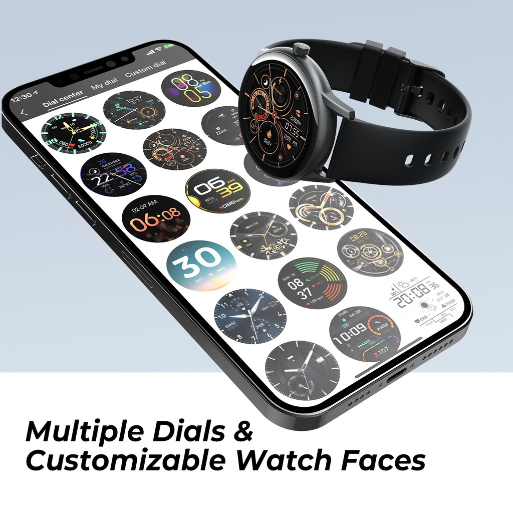 Đồng hồ thông minh đeo tay SOUNDPEATS Pro1 kết nối bluetooth chống thấm nước hỗ trợ theo dõi sức khỏe