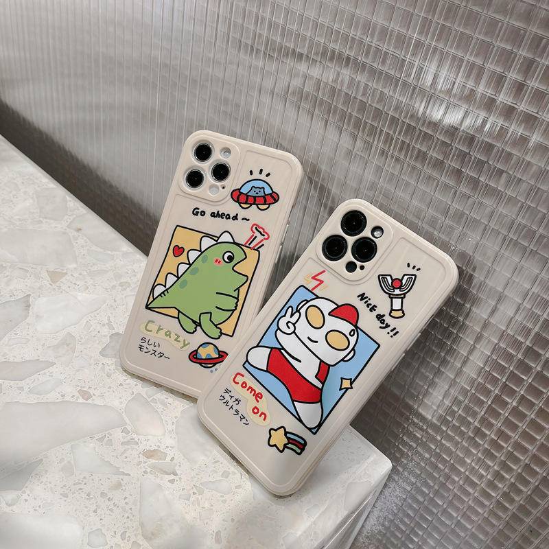 Ốp Điện Thoại Silicon Mềm Hình Siêu Nhân Cho iPhone