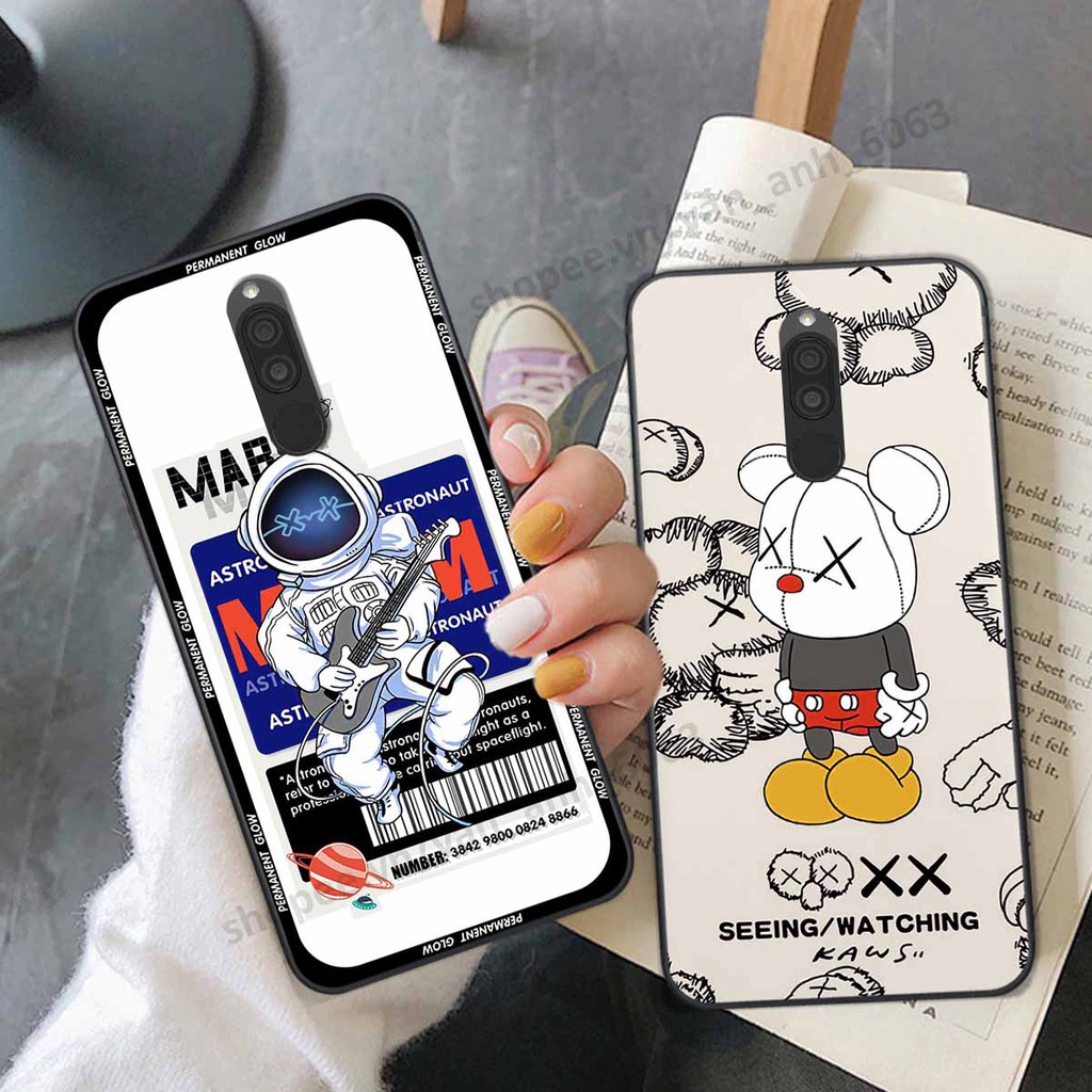 Ốp Xiaomi Redmi 8 be@r brick mars thời trang, ốp lưng điện thoại viền dẻo siêu chất