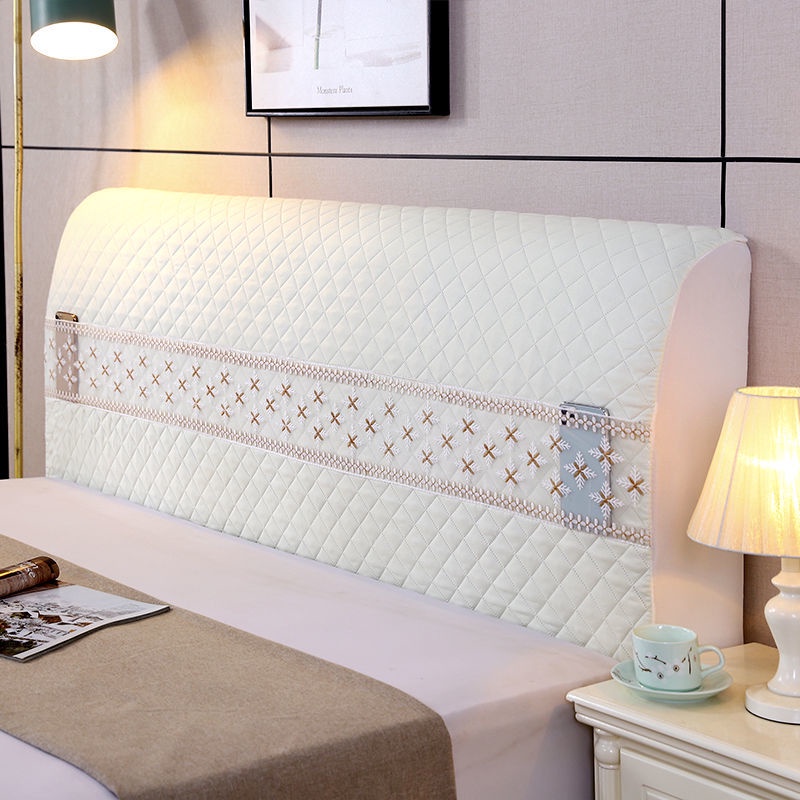 Vỏ Bọc Đầu Giường Bằng Da Mềm Màu Trơn Đơn Giản Hiện Đại