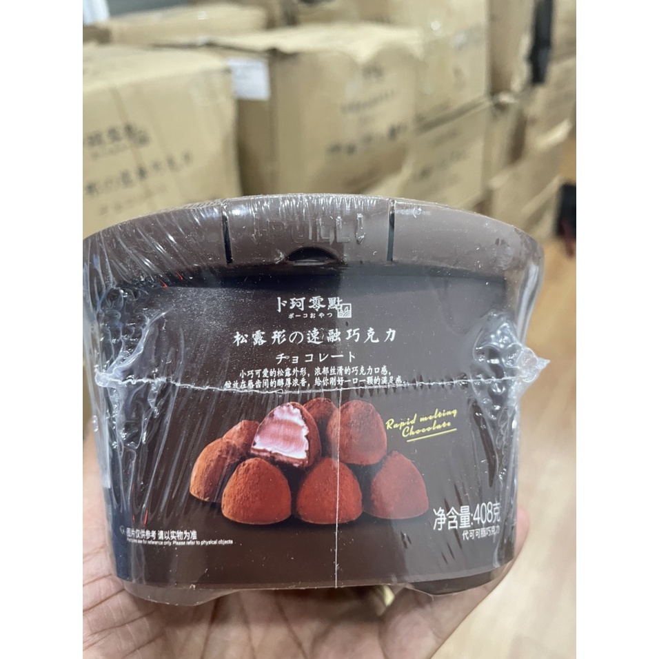 Chocolate Nama công thức Nhật  -  hộp 408g, viên phủ cacao