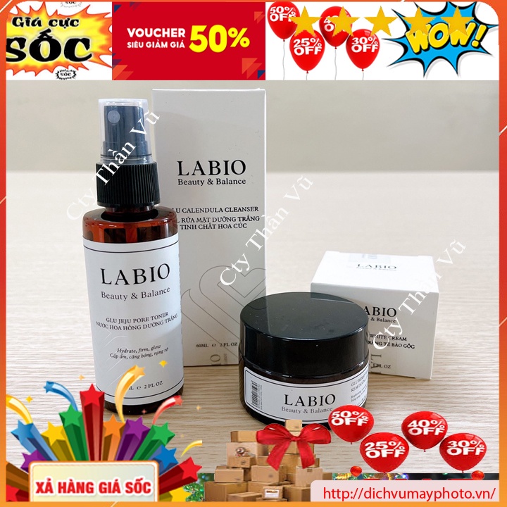 Toner LABIO giúp Se Khít Lỗ Chân Lông Tăng Cường Hoạt Hóa Da Mặt Tinh Chất Hoa Hồng Địa Trung Hải lọ 60ml