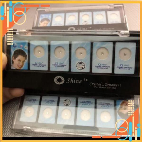 Đá đính răng Crystal Diamond, Hộp 5 viên SỊN SÒ