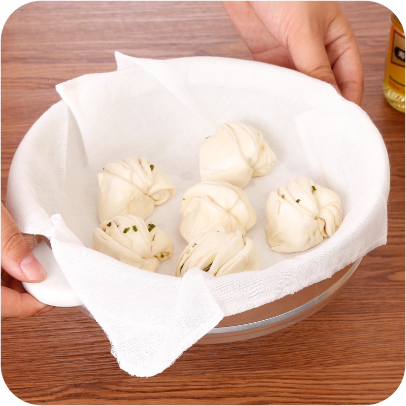 Khăn Vải Hấp Bánh Bao, Màn Thầu: Lót, Phủ Bánh