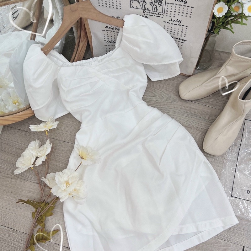 ĐẦM CHÉO NGỰC CHÉO TÀ TAY BÈO TRẮNG - ĐEN