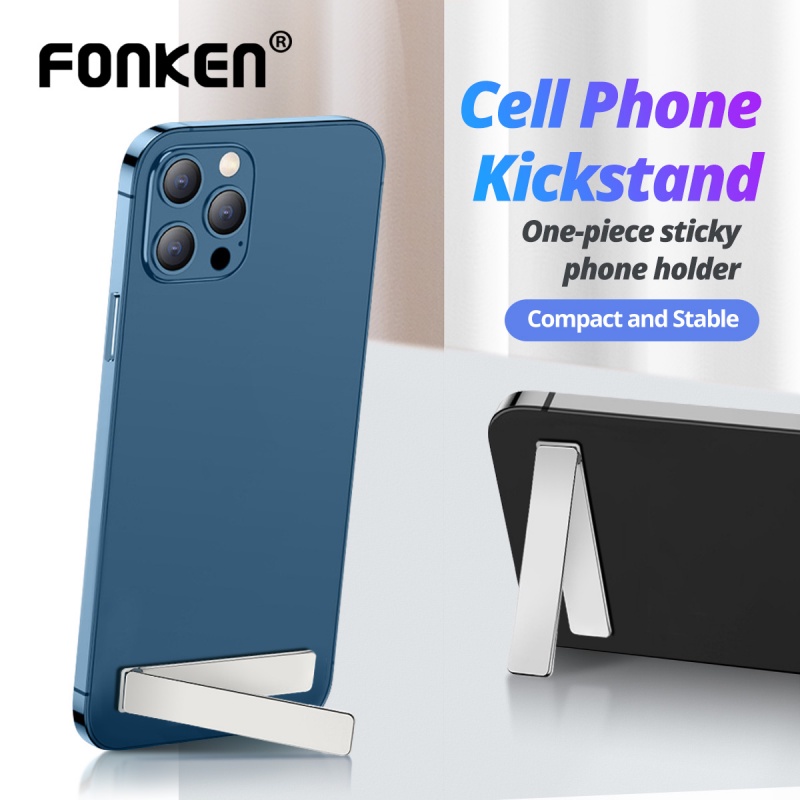Giá đỡ điện thoại/ máy tính bảng Fonken bằng kim loại gấp gọn mini để bàn thông dụng
