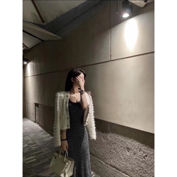 Áo khoác dạ lông cúc tròn