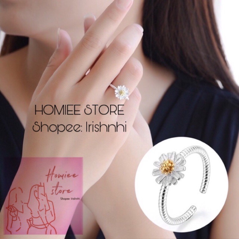 [BUÔN SỈ] NHẪN BẠC PNJ HOA CÚC - DAISY FLOWER RING's PNJ SILVER