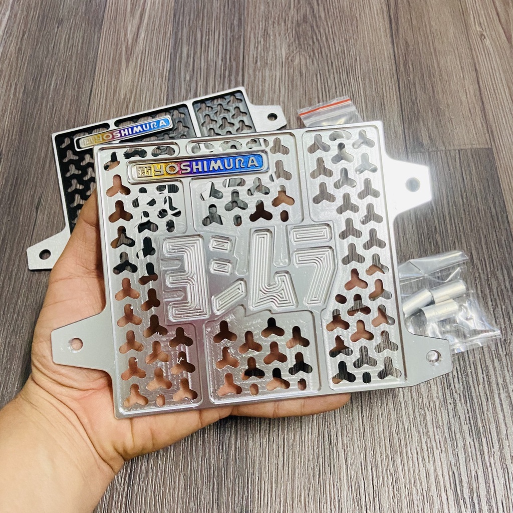 CHE KÉT NƯỚC NHÔM CNC TỔ ONG CHO HONDA VARIO 150 , AIR BLADE 150 HÀNG CAO CẤP