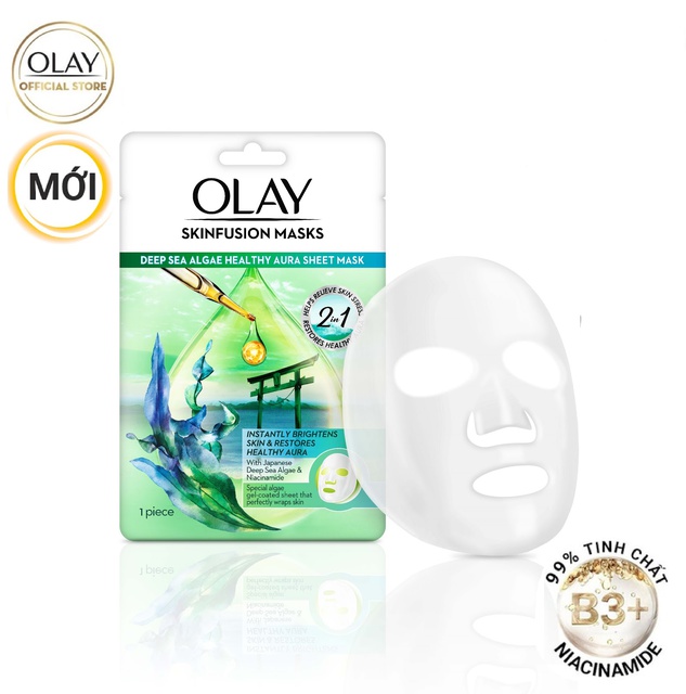 Mặt nạ tảo biển Olay 24ml x1 miếng