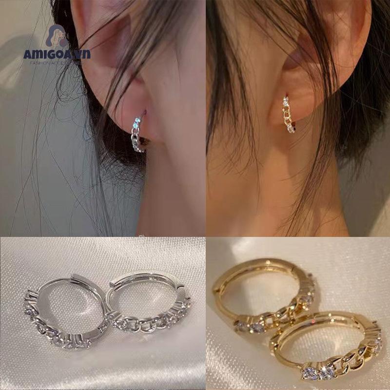 ✨✨Khuyên Tai Nữ Dáng Dài Đính Đá Lấp Lánh Sang Trọng