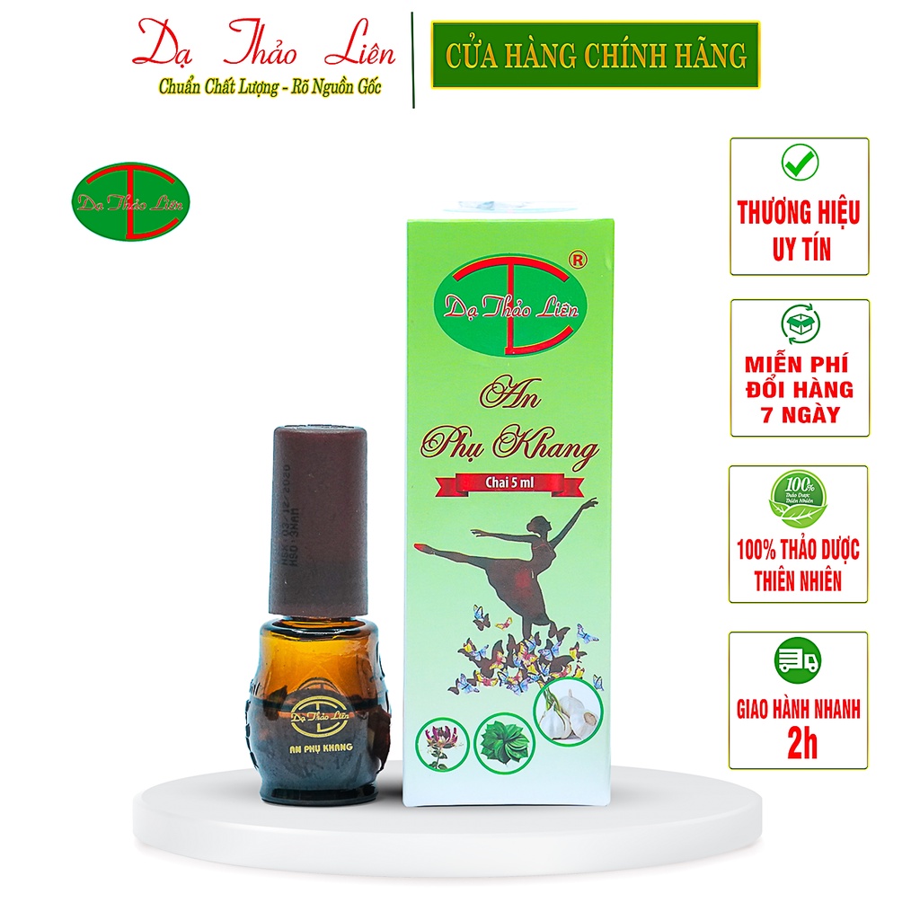 Tinh Dầu An Phụ Khang DẠ THẢO LIÊN 100%Thiên Nhiên 5ml | An Phu Khang Da Thao Lien Essential Oil 100% Natural Herbal 5ml