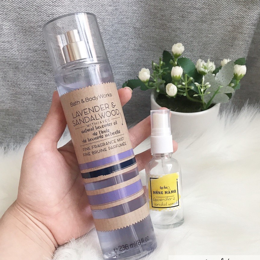 Xịt Thơm Toàn Thân LAVENDER & SANDALWOOD Của Bath and Body Works ____bath.bodyworks