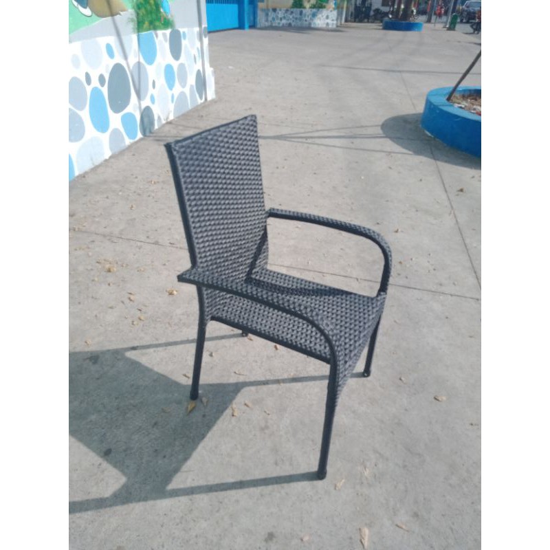 Ghế nhựa giả mây baso