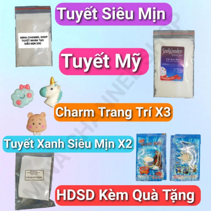 Bộ kit slime tổng hợp 42 món làm được tất cả các loại Slime đẹp nhất