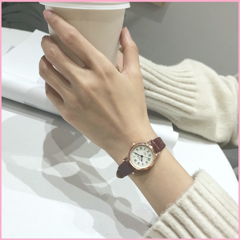 Đồng Hồ Nữ Dây Da Mặt Tròn nhỏ Đẹp Thanh Lịch Giá Rẻ, bán lỗ lấy tương tác | BigBuy360 - bigbuy360.vn