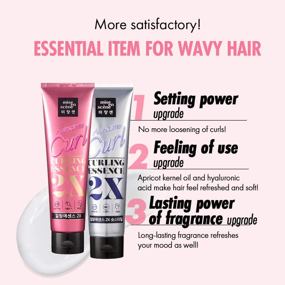 Kem Dưỡng Tạo Kiểu Tóc Xoăn Mise en Scene Stage Curling Essence 2X