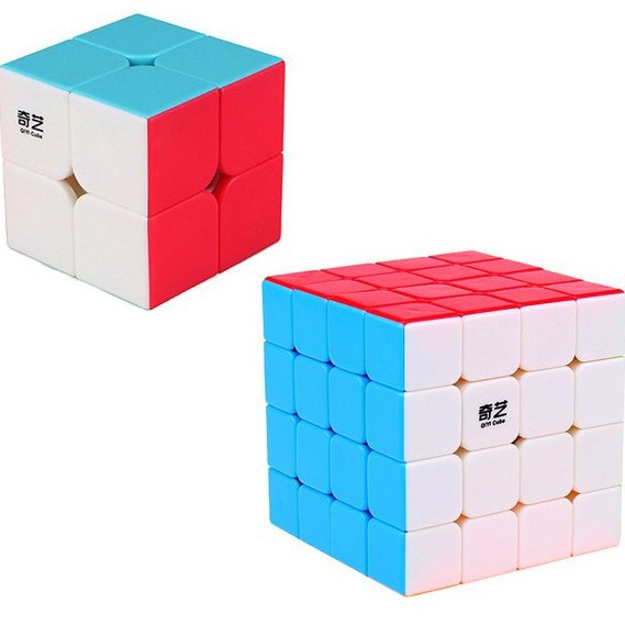 🔥Hot🔥 Combo 2 Khối Rubik 2x2 4x4 Moyu Xoay Trơn, Không Kẹt, Không Rít. Rubic Đồ Chơi Giá Rẻ, Siêu Bền