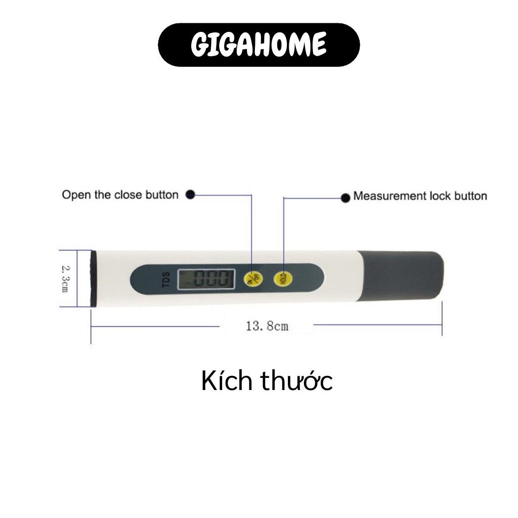 Thiết Bị Đo Chất Lượng Nước GIGAHOME Bút Thử Nước Sạch, Đo Tổng Chất Rắn TDSGIGAHOMEM2 8192