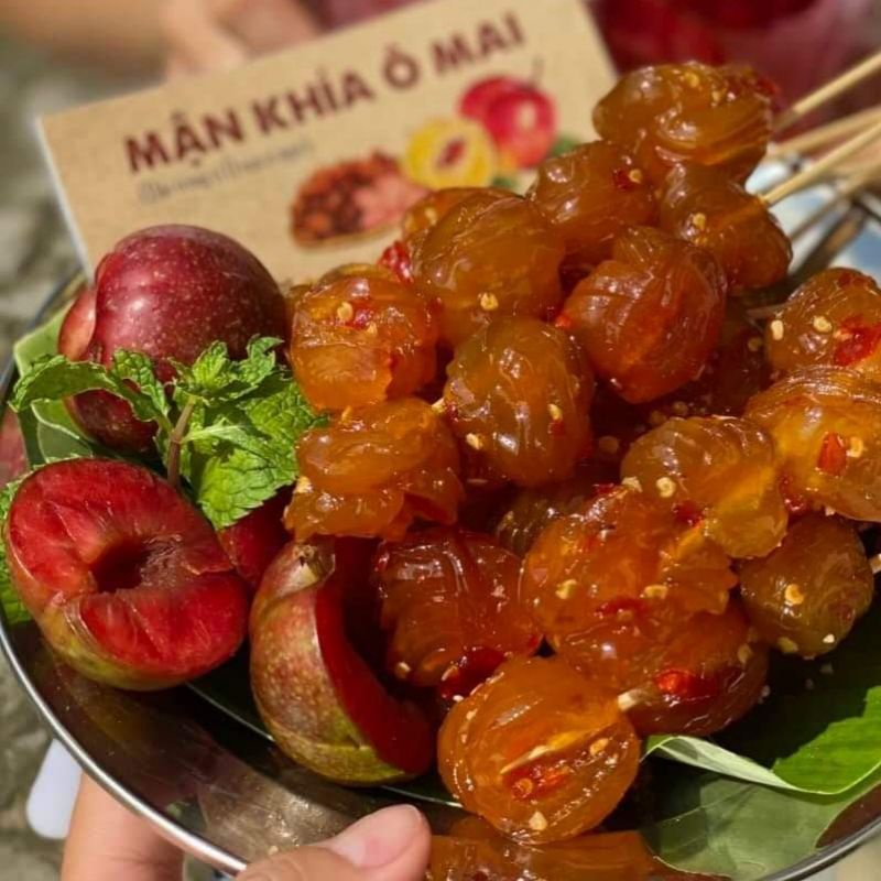 MỨT MẬN RIM/ MẬN KHÍA HÀ NỘI LẮC MUỐI ỚT