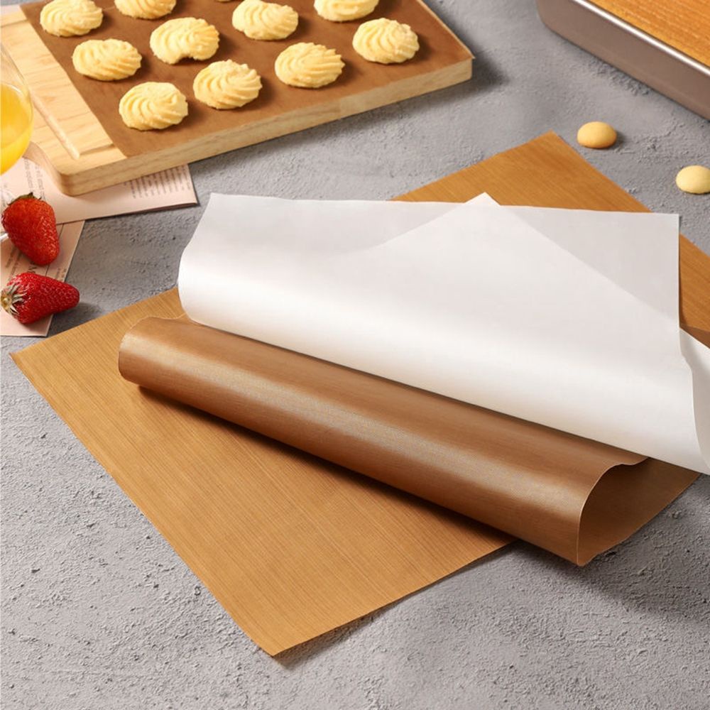 Giấy lót nướng bánh chịu nhiệt chống dính tốt có thể tái sử dụng tiện lợi cho nhà bếp cỡ 40x30cm