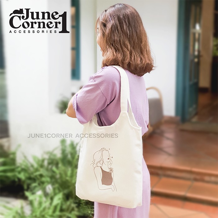 BST TÚI GIRLY TOTE GIRLS VẢI CANVAS