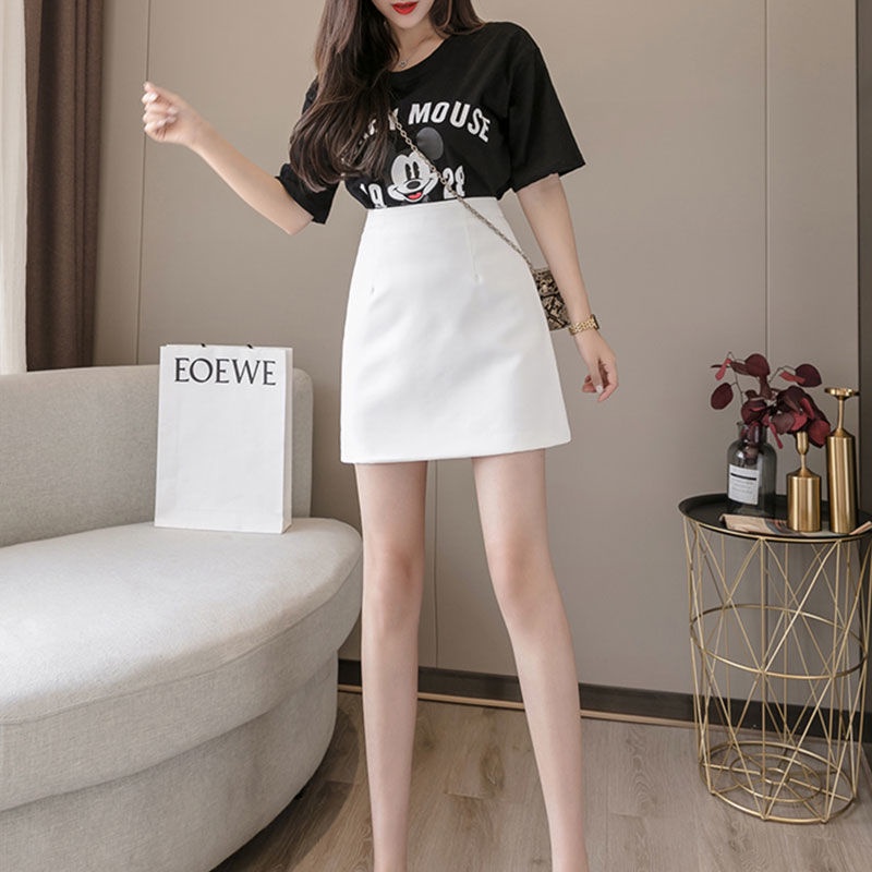 Chân váy COZOKC lưng cao dáng ôm kiểu dáng đơn giản hợp thời trang