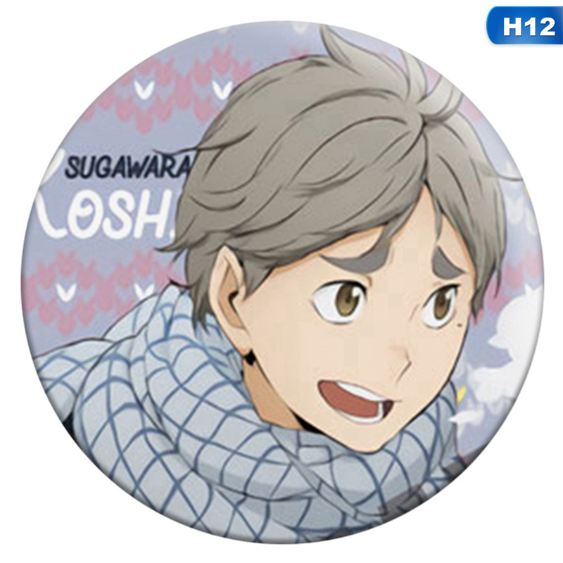 Ghim Cài Áo Hình Hoạt Hình Haikyuu