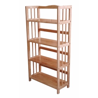Kệ sách 4 tầng dài 65 cm gỗ cao su - loại tốt