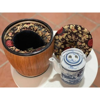 Giỏ ủ ấm tích pha nụ vối, trà xanh... cho loại ấm 1,2 lít và 1,5 lít  ( không có ấm)
