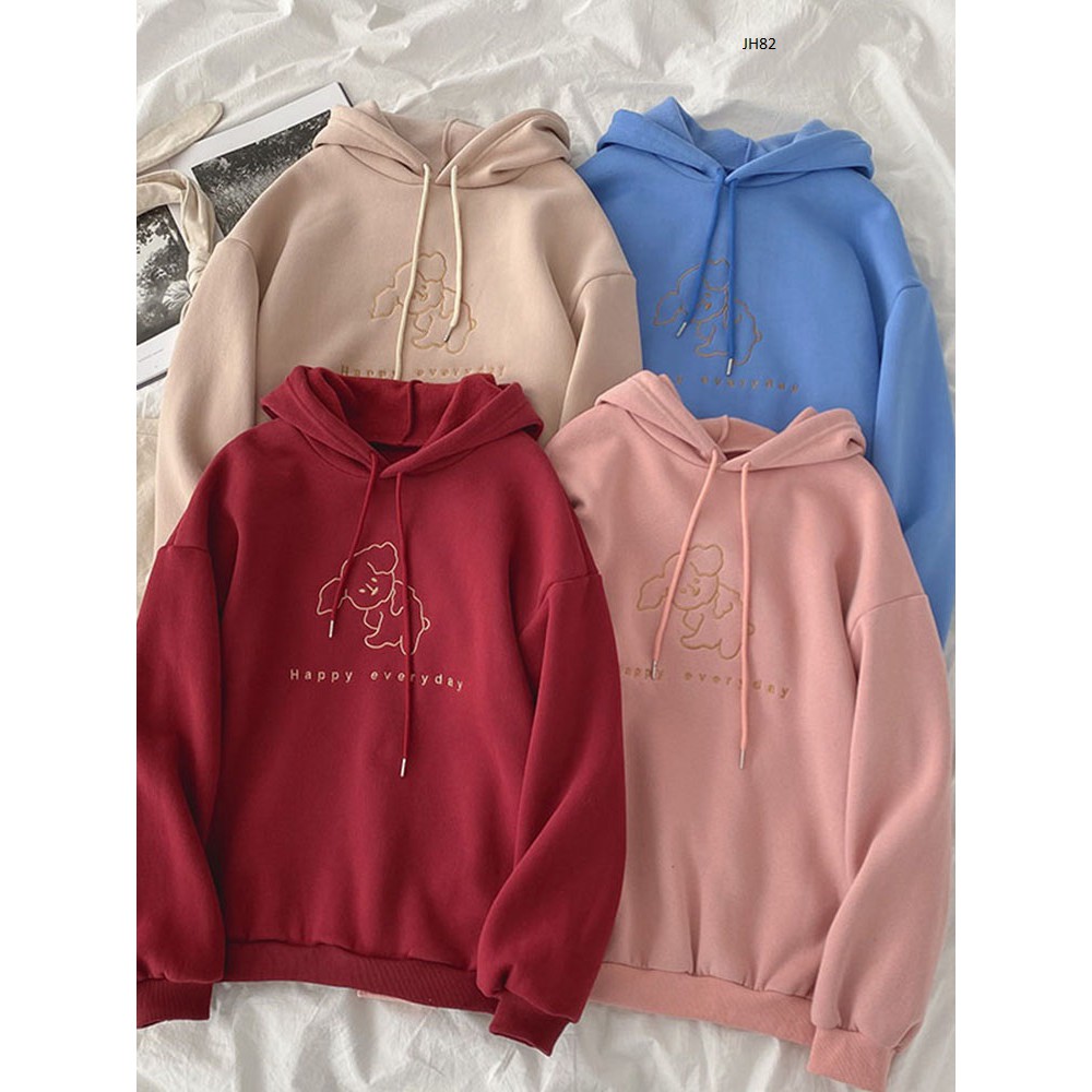 ÁO HOODIE, ÁO NỈ NỮ THU ĐÔNG MỚI JH82