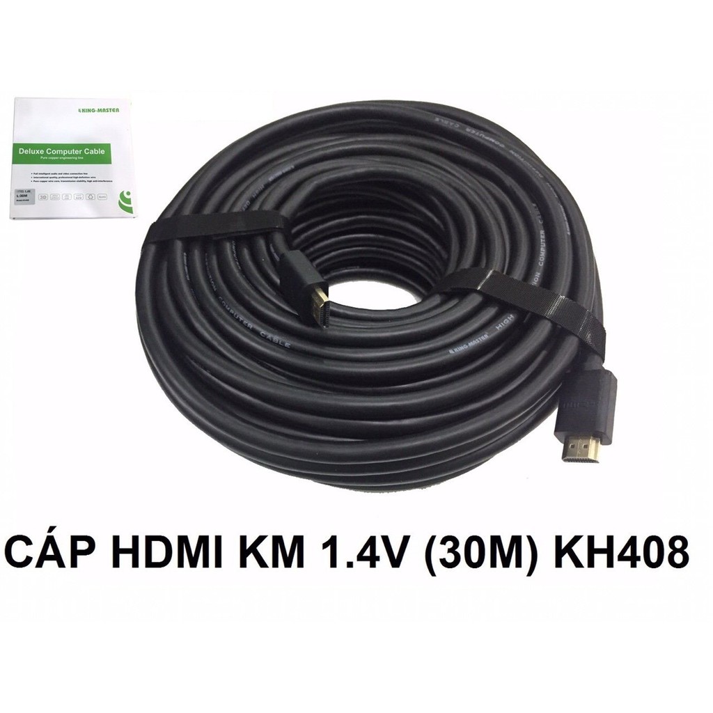 Cáp màn hình máy tính , tivi Kingmaster từ 1.5m đến 30m 15m KH405 , 20m KH406