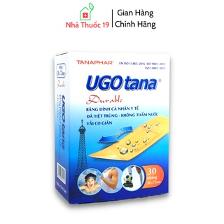 Băng gâu ugotana hộp 30 miếng khổ to 38mm x 72mm dán vết thương - ảnh sản phẩm 6