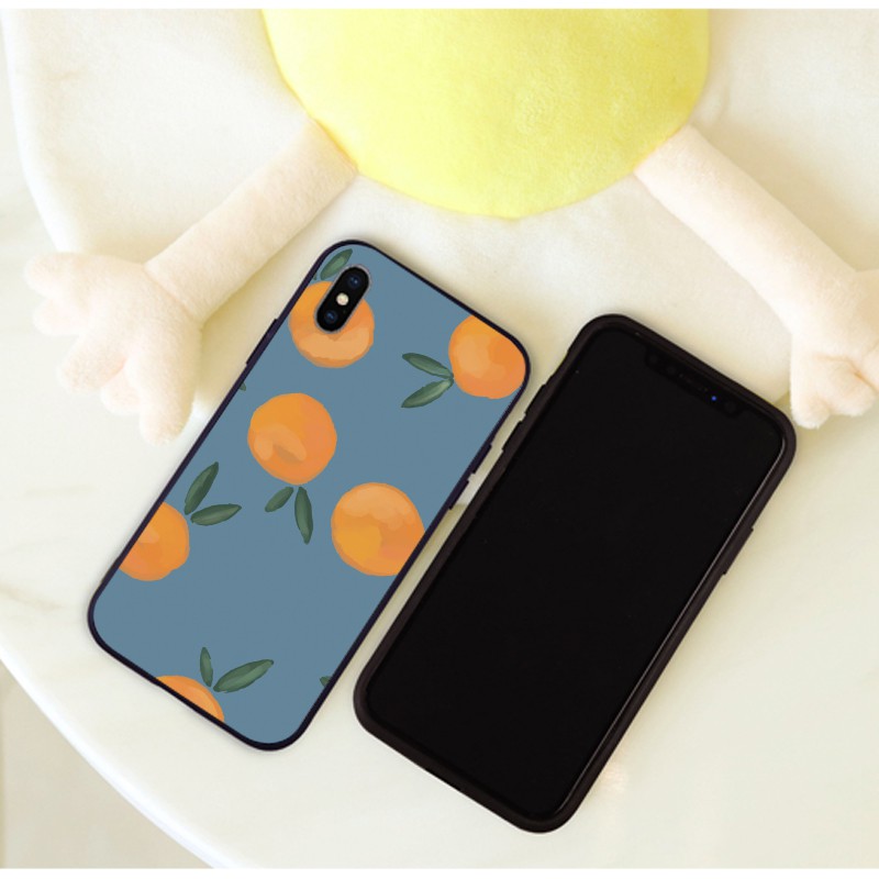 Ốp Điện Thoại tpu Mềm Hình Quả Cam Cho iphone 13 mini 12 pro max 6s 7 8 plus xr 11 14 pro xs max se2