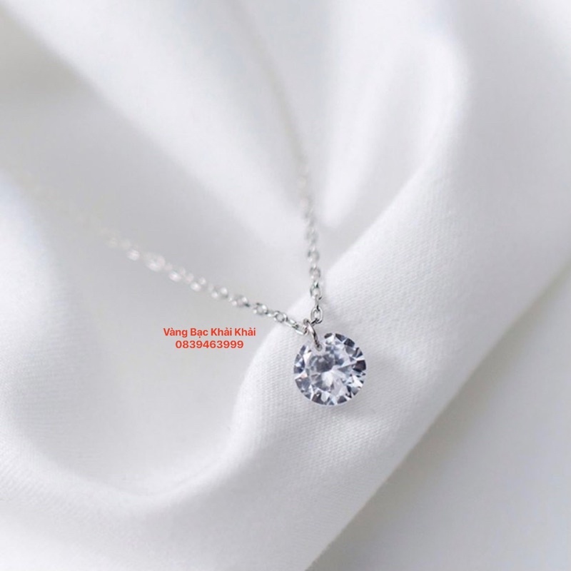 Dây chuyền nữ Bạc ta sáng bóng , giá rẻ , tặng kèm hộp đựng - Vàng Bạc Khải Khải