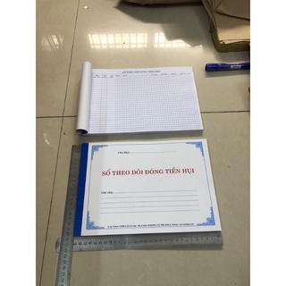 sổ theo dõi thu tiền hụi A4
