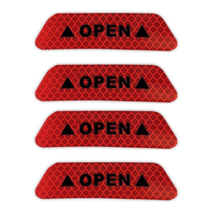 Miếng Dán Phản Quang Chống Va Chạm Cho Tay Nắm Cửa Xe Hơi