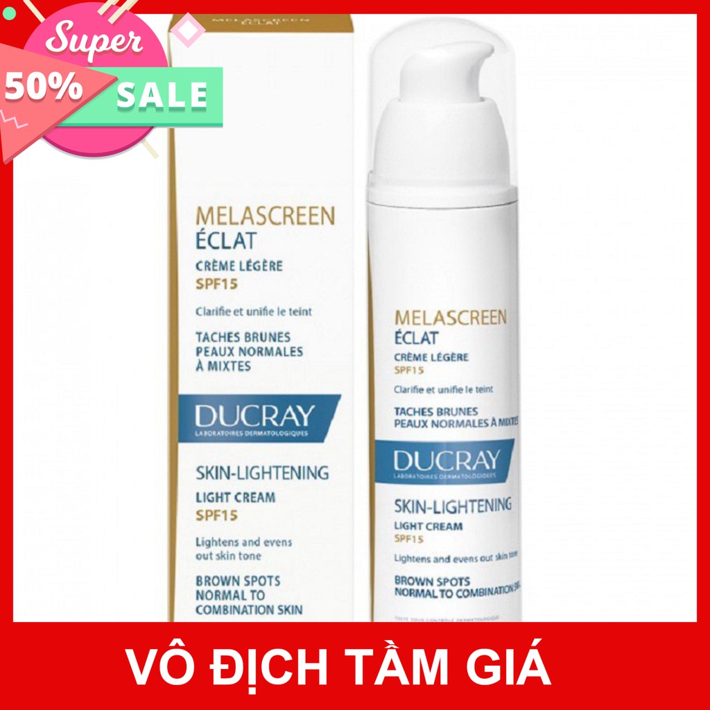 [CHÍNH HÃNG] Kem Dưỡng Sáng Da Ducray Melascreen Eclat Light Cream Skin Lightening SPF15 40ml