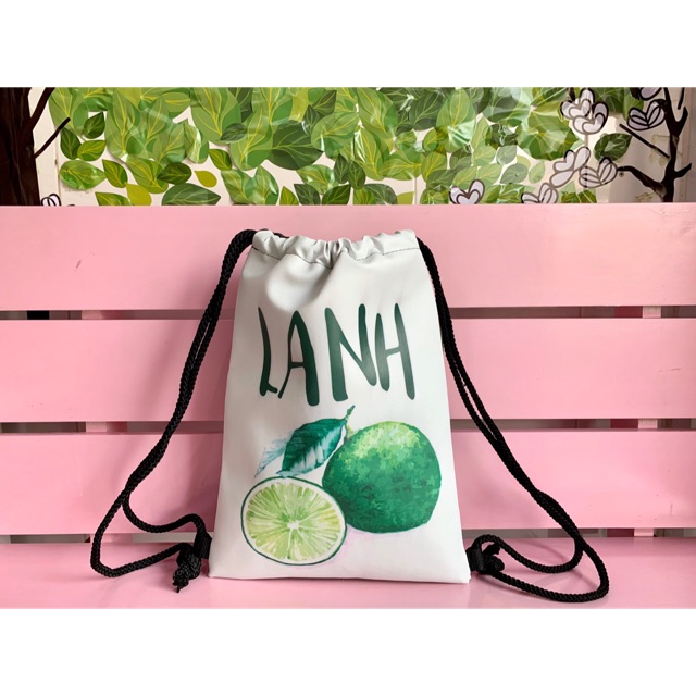 Hình thật - Balo dây rút lanh chanh